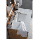 James Martin Savannah 36" Driftwood Single Vanity with 3 cm Carrara Marble Top 238-104-5511-3CAR