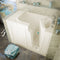 MediTub Walk-In 29" x 52" Right Drain Biscuit Whirlpool and Air Jetted Walk-In Bathtub