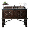 James Martin Balmoral 48" Antique Walnut Single Vanity with 3 cm Carrara Marble Top 150-V48-ANW-3CAR