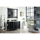 James Martin Brittany 46" Single Vanity Black Onyx with 3 cm Classic White Quartz Top 650-V46R-BKO-CLW