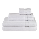 Avanti Towels 6 Piece White Solid Towel Set Avanti Splendor 6 Piece Towel Set 060756 WHT