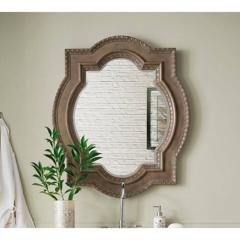 James Martin Castilian 35" Double Arch Mirror Empire Gray 160-M35-EG