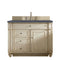 James Martin Bristol 36" Single Vanity Vintage Vanilla with 3 cm Charcoal Soapstone Quartz Top 157-V36-VV-3CSP