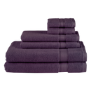 Avanti Towels 6 Piece Plum Solid Towel Set Avanti Splendor 6 Piece Towel Set 060756 PLU