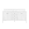 James Martin Palisades 72" Double Vanity Bright White 527-V72-BW