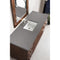 James Martin Metropolitan 60" Single Vanity American Walnut with 3 cm Gray Expo Quartz Top 850-V60S-AWT-3GEX