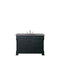 James Martin Brookfield 48" Antique Black Single Vanity with 3 cm Grey Expo Quartz Top 147-114-5236-3GEX