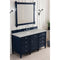 James Martin Brittany 60" Victory Blue Single Vanity with 3 cm Eternal Serena Quartz Top 650-V60S-VBL-3ESR