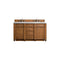 James Martin Bristol 60" Double Vanity Saddle Brown with 3 cm Eternal Serena Quartz Top 157-V60D-SBR-3ESR