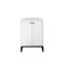 James Martin Chianti 24" Single Vanity Cabinet Glossy White Matte Black E303-V24-GW-MBK