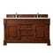 James Martin Brookfield 60" Warm Cherry Double Vanity with 3 cm Eternal Marfil Quartz Top 147-114-5681-3EMR