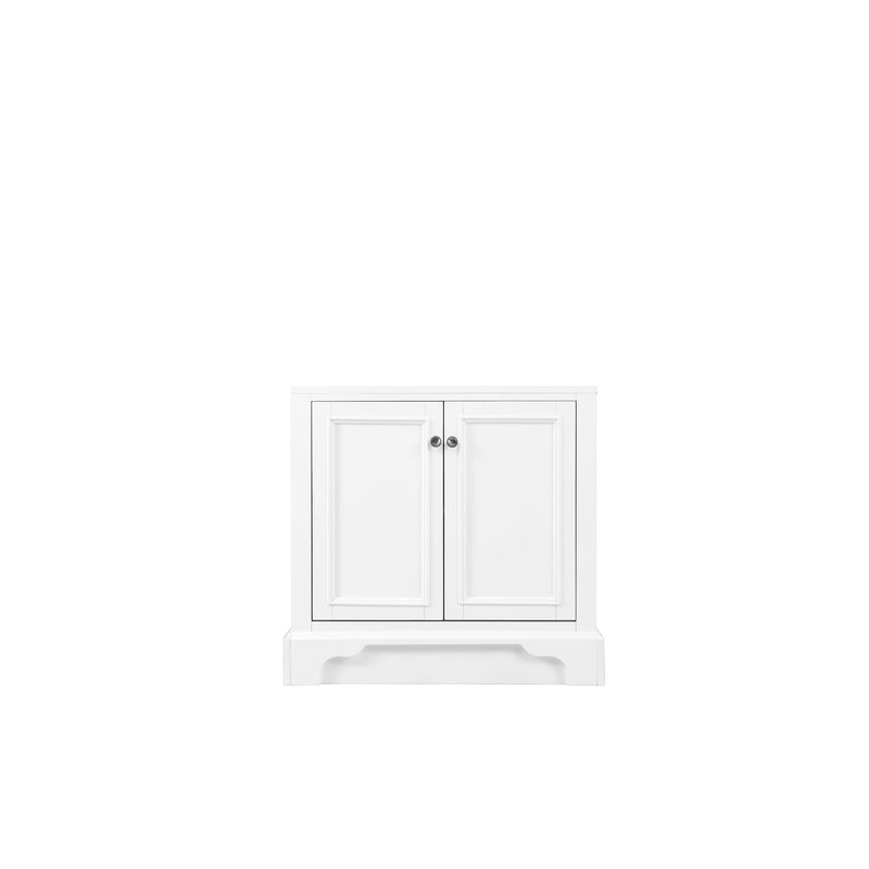 James Martin De Soto Hutch Base For Double Tower Hutch Bright White 825-HB30-BW