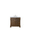 James Martin Brookfield 36" Country Oak Single Vanity with 3 cm Carrara Marble Top 147-114-5576-3CAR