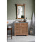 James Martin Savannah 36" Single Vanity Cabinet Driftwood with 3 cm Cala Blue Quartz Top 238-104-5511-3CBL