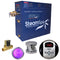 SteamSpa Indulgence 6 KW QuickStart Acu-Steam Bath Generator Package with Built-in Auto Drain in Polished Chrome