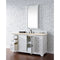 James Martin Providence 60" Single Vanity Cabinet Bright White with 3 cm Eternal Marfil Quartz Top 238-105-V60S-BW-3EMR