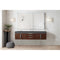 James Martin Mercer Island 72" Single Vanity Coffee Oak with Dusk Gray Glossy Composite Top 389-V72S-CFO-A-DGG