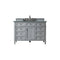 James Martin Brittany 48" Urban Gray Single Vanity with 3 cm Cala Blue Quartz Top 650-V48-UGR-3CBL