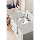 James Martin Providence 48" Single Vanity Cabinet Bright White with 3 cm Eternal Serena Quartz Top 238-105-V48-BW-3ESR