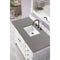 James Martin Brookfield 48" Bright White Single Vanity with 3 cm Gray Expo Quartz Top 147-V48-BW-3GEX