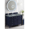 James Martin Brittany 48" Victory Blue Single Vanity with 3 cm Cala Blue Quartz Top 650-V48-VBL-3CBL