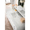 James Martin Addison 60" Single Vanity Cabinet Glossy White with 3 cm Eternal Jasmine Pearl Quartz Top E444-V60S-GW-3EJP