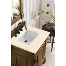 James Martin Brookfield 26" Country Oak Single Vanity with 3 cm Eternal Marfil Quartz Top 147-114-V26-COK-3EMR