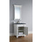 James Martin Brookfield 26" Bright White Single Vanity with 3 cm Charcoal Soapstone Quartz Top 147-V26-BW-3CSP