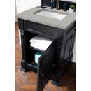 James Martin Brookfield 26" Antique Black Single Vanity with 3 cm Eternal Serena Quartz Top 147-114-V26-AQB-3ESR