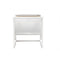 James Martin Athens 48" Single Vanity Cabinet Glossy White with 3 cm Ethereal Noctis Top E645-V48-GW-3ENC