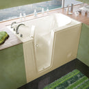 MediTub Walk-In 30" x 54" Left Drain Biscuit Soaking Walk-In Bathtub