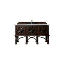 James Martin Balmoral 60" Single Vanity Cabinet Antique Walnut with 3 cm Ethereal Noctis Quartz Top 150-V60S-ANW-3ENC