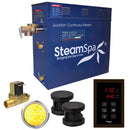 SteamSpa Indulgence 12 KW QuickStart Acu-Steam Bath Generator Package with Built-in Auto Drain in Oil Rubbed Bronze