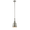 Innovations Lighting Addison 1-100 watt 5" Polished Nickel Mini Pendant with Polished Nickel Addison Shades  201CPNM9