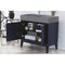 James Martin Linear 36" Single Vanity Victory Blue with Dusk Gray Glossy Composite Top 210-V36-VBL-DGG