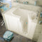 MediTub Walk-In 29" x 52" Right Drain Biscuit Whirlpool Jetted Walk-In Bathtub