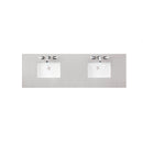 James Martin 72" Double Top 3 cm Eternal Serena Quartz with Sink 050-S72-ESR-SNK