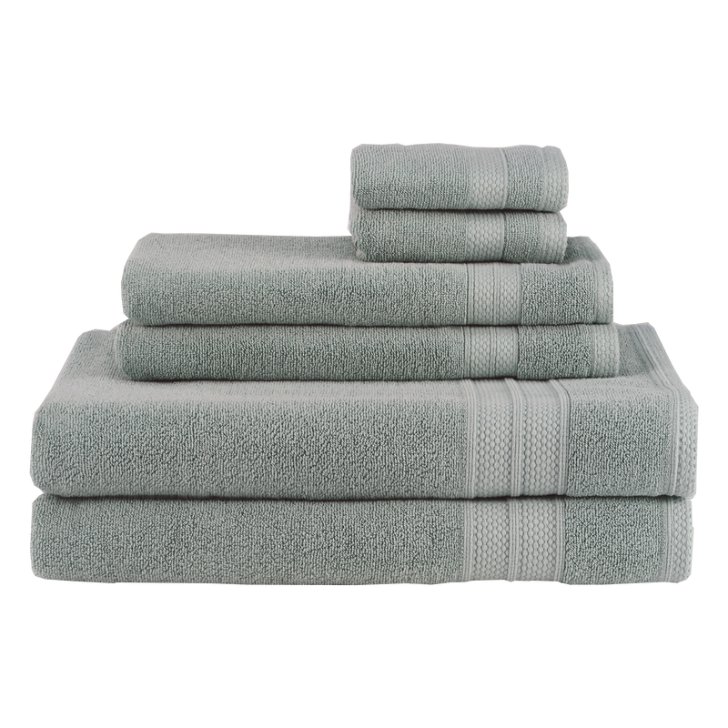 Avanti Towels 6 Piece Moss Solid Towel Set Avanti Turkish Spa 6 Piece Towel Set 060856 MOS