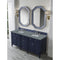 James Martin Brittany 72" Victory Blue Double Vanity with 3 cm Cala Blue Quartz Top 650-V72-VBL-3CBL