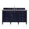 James Martin Brittany 60" Victory Blue Single Vanity with 3 cm Grey Expo Quartz Top 650-V60S-VBL-3GEX