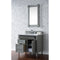 James Martin Brittany 36" Urban Gray Single Vanity with 3 cm Carrara Marble Top 650-V36-UGR-3CAR