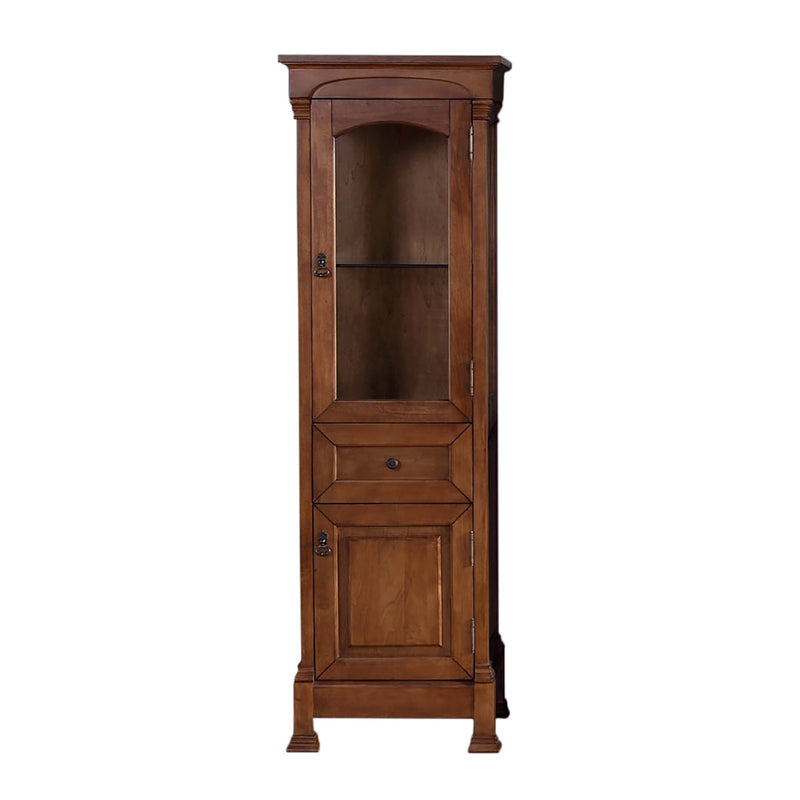 James Martin Brookfield 36" Country Oak Single Vanity with 3 cm Cala Blue Quartz Top 147-114-5576-3CBL