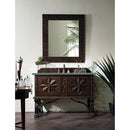 James Martin Balmoral 48" Single Vanity Cabinet Antique Walnut with 3 cm Cala Blue Quartz Top 150-V48-ANW-3CBL