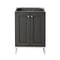 James Martin Chianti 24" Single Vanity Cabinet Mineral Grey Brushed Nickel E303-V24-MG-BNK