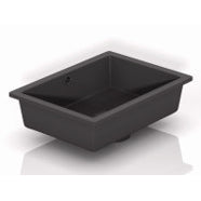 James Martin Undermount Solid Surface Sink Glossy Dark Gray SNK-SS-RC-DGG