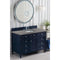 James Martin Brittany 48" Victory Blue Single Vanity with 3 cm Gray Expo Quartz Top 650-V48-VBL-3GEX