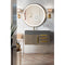 James Martin Mercer Island 36" Single Vanity Ash Gray Radiant Gold with Dusk Gray Glossy Composite Top 389-V36-AGR-G-DGG