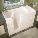 MediTub Walk-In 26" x 53" Left Drain Biscuit Whirlpool Jetted Walk-In Bathtub