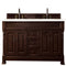 James Martin Brookfield 72" Burnished Mahogany Double Vanity with 3 cm Eternal Marfil Quartz Top 147-114-5761-3EMR