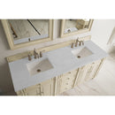 James Martin Bristol 72" Double Vanity Vintage Vanilla with 3 cm Eternal Serena Quartz Top 157-V72-VV-3ESR